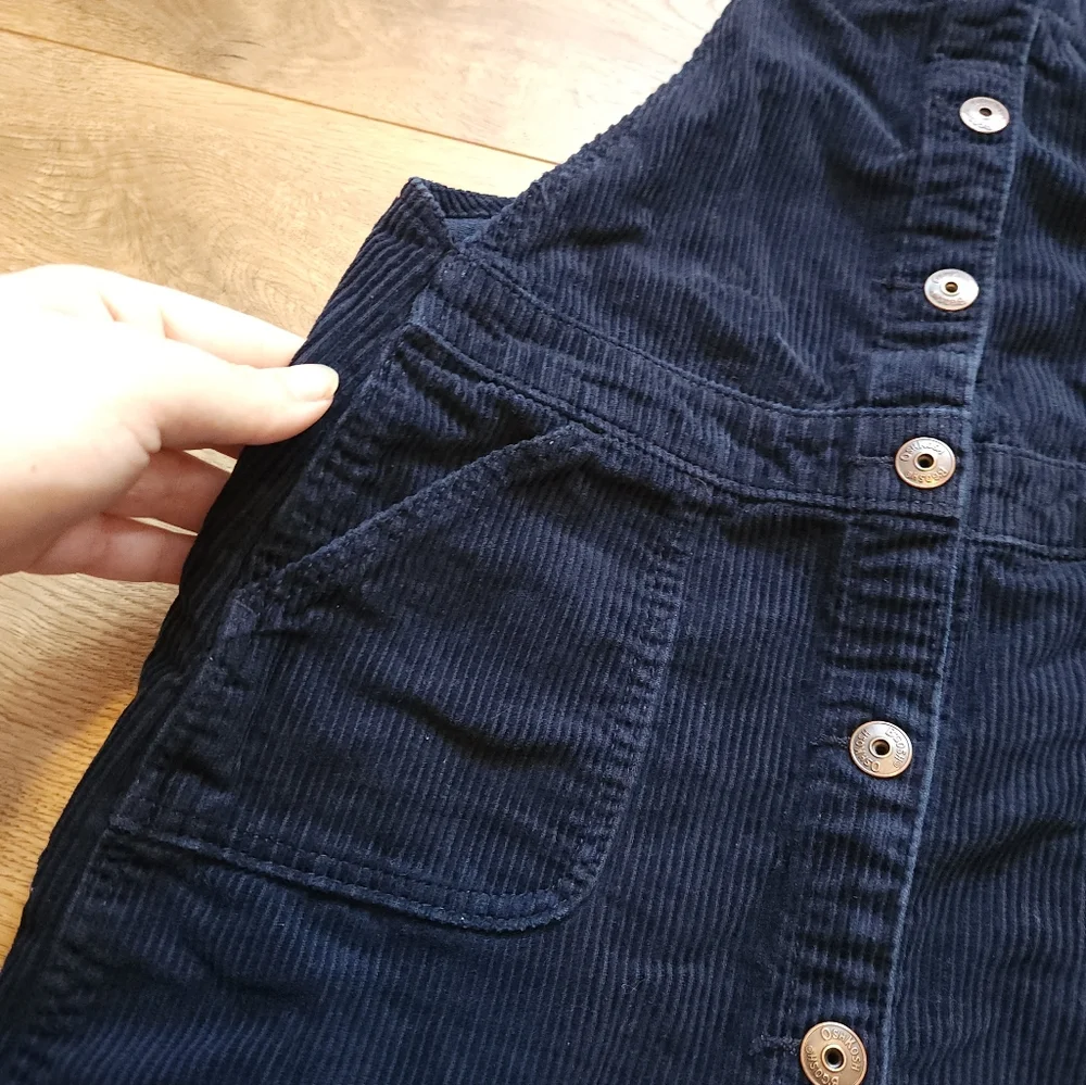 Size 12 Oshkosh Coruroy Navy Dress